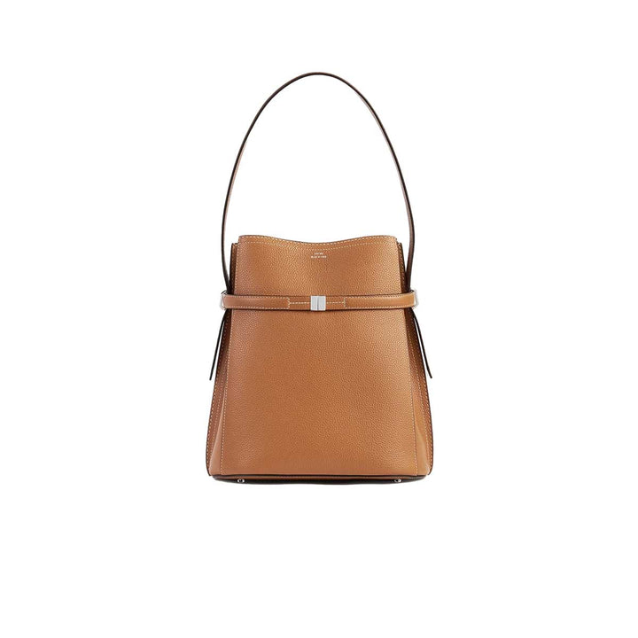 TOTEME - Belted grained-leather bucket bag