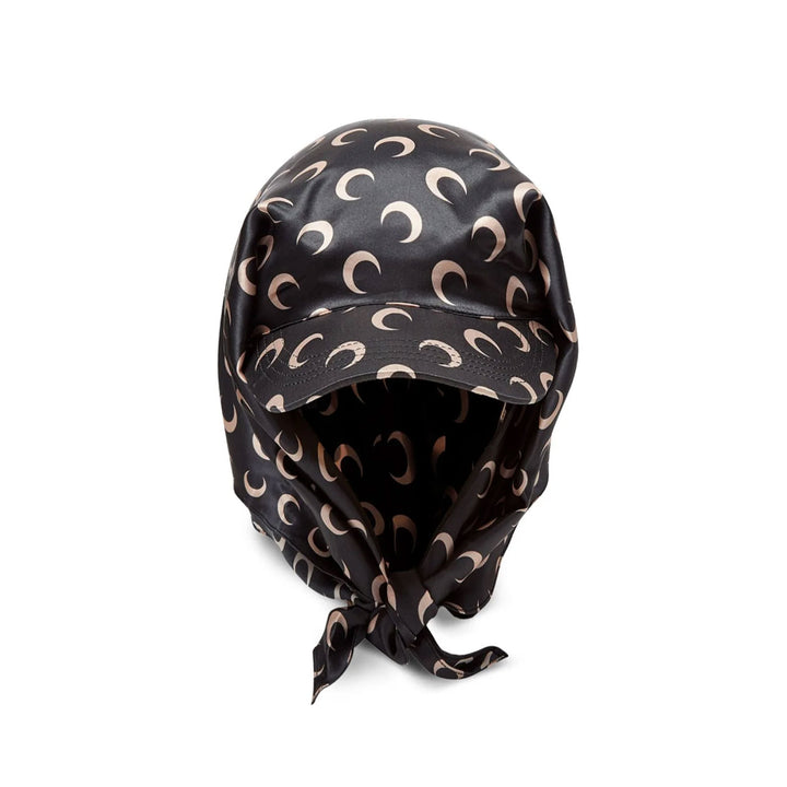 MOON SILK VEILED CAP