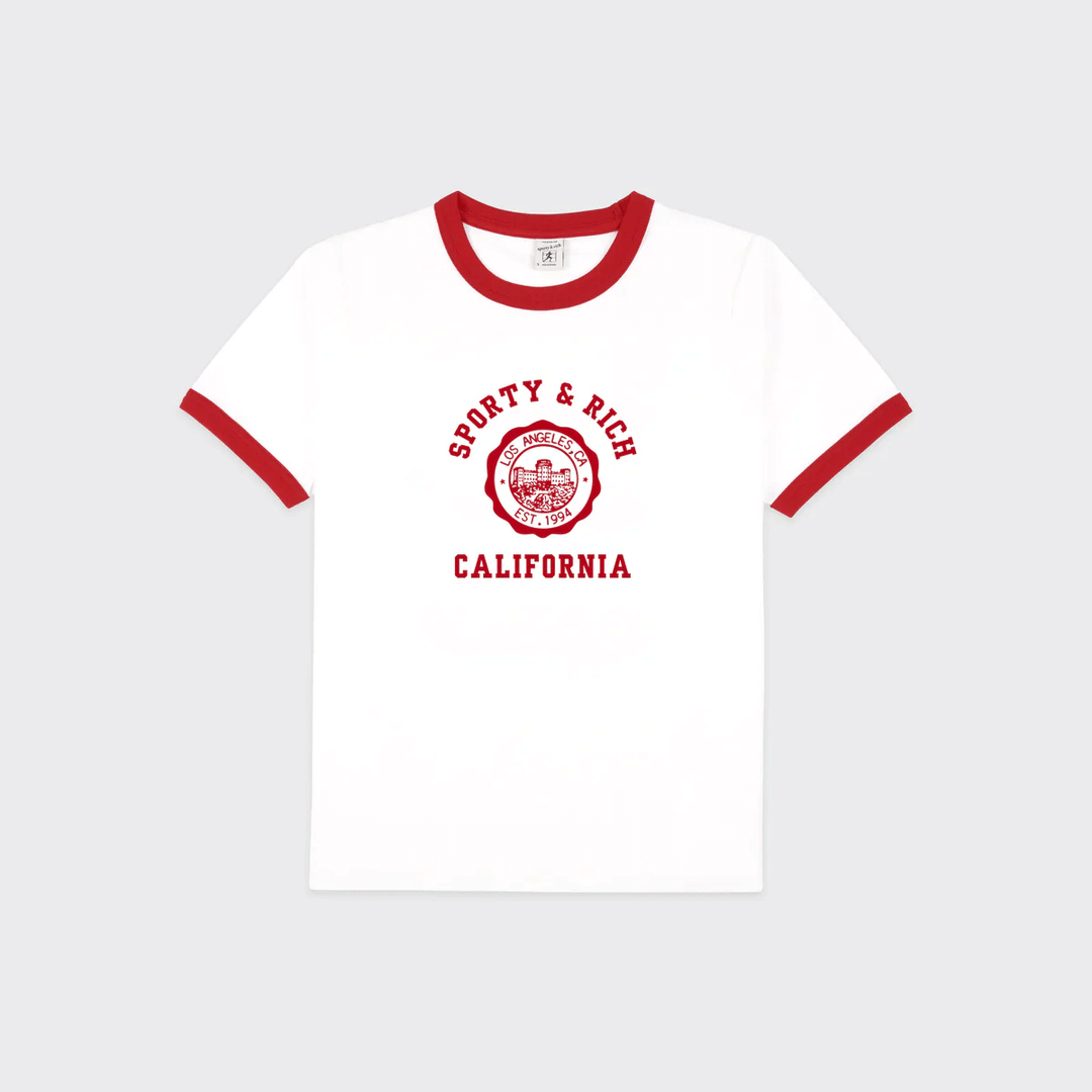 California Emblem Soft Ringer Tee