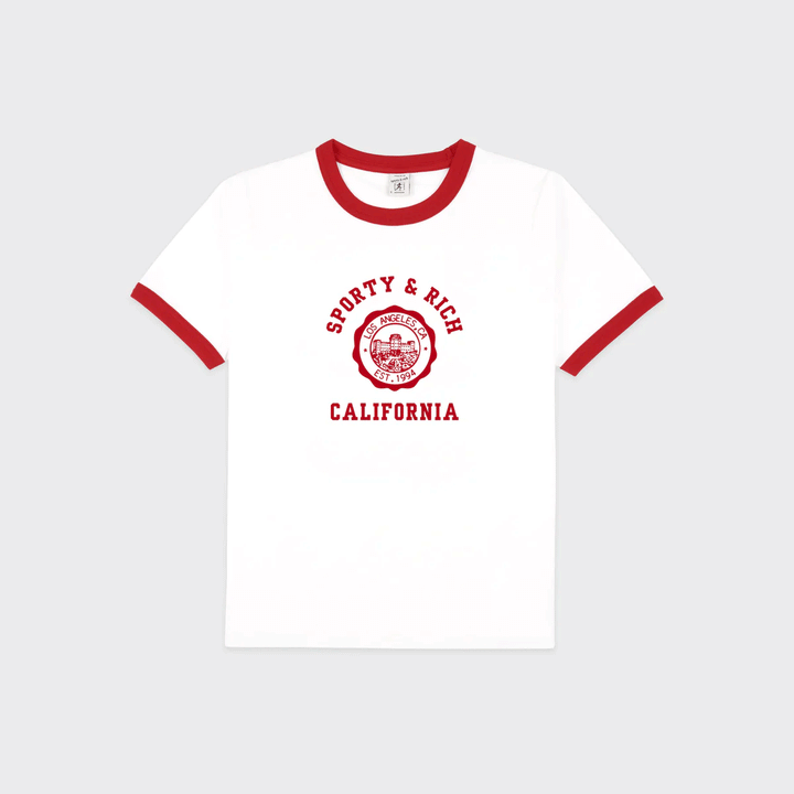 California Emblem Soft Ringer Tee