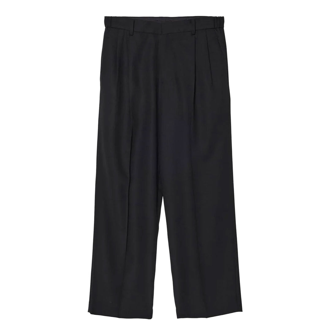 TWO-TUCKS WIDE TROUSERS
