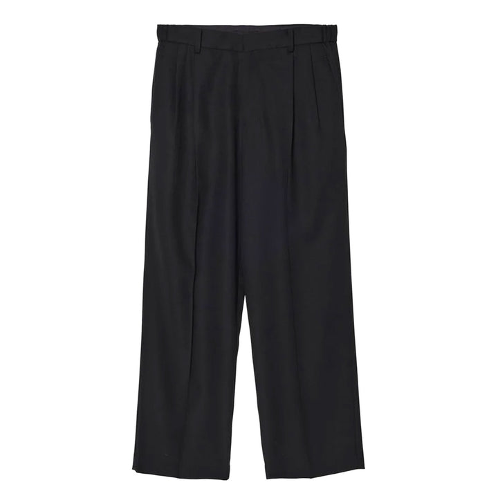TWO-TUCKS WIDE TROUSERS