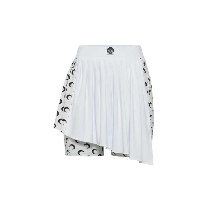 Athleisure mini skort with moon inserts