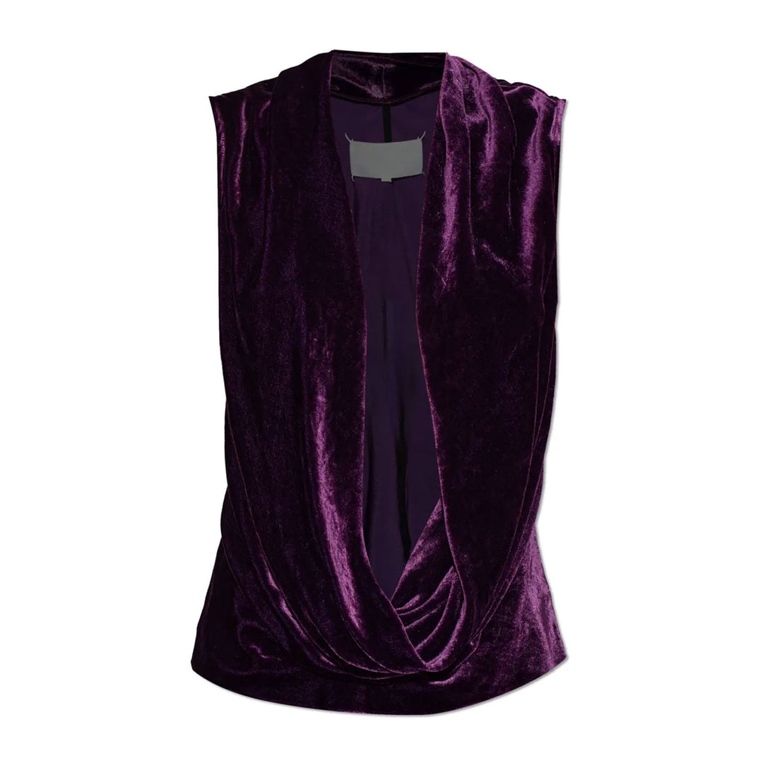 COWL SLEEVELESS TOP