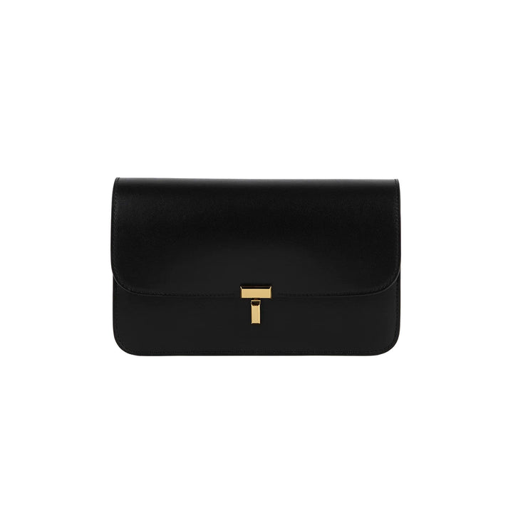 T-lock leather crossbody