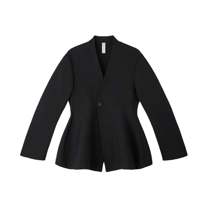 MILAN COLLARLESS FLARE JACKET