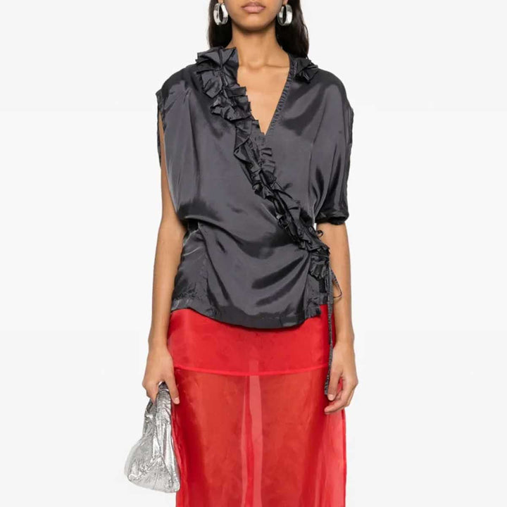Dries Van Noten - RUFFLES TOP