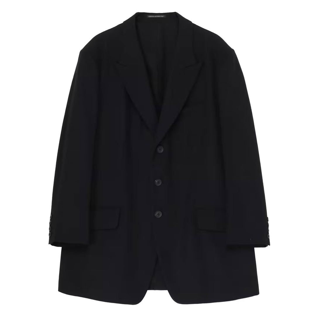 Yohji Yamamoto - ARMY GABARDINE 3 BUTTONS PEAKED JACKET
