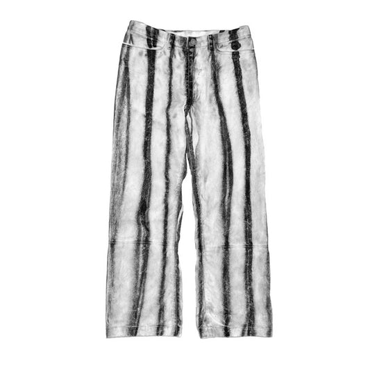 HYACYN - Etteragic Pants White Denim Stripes Black