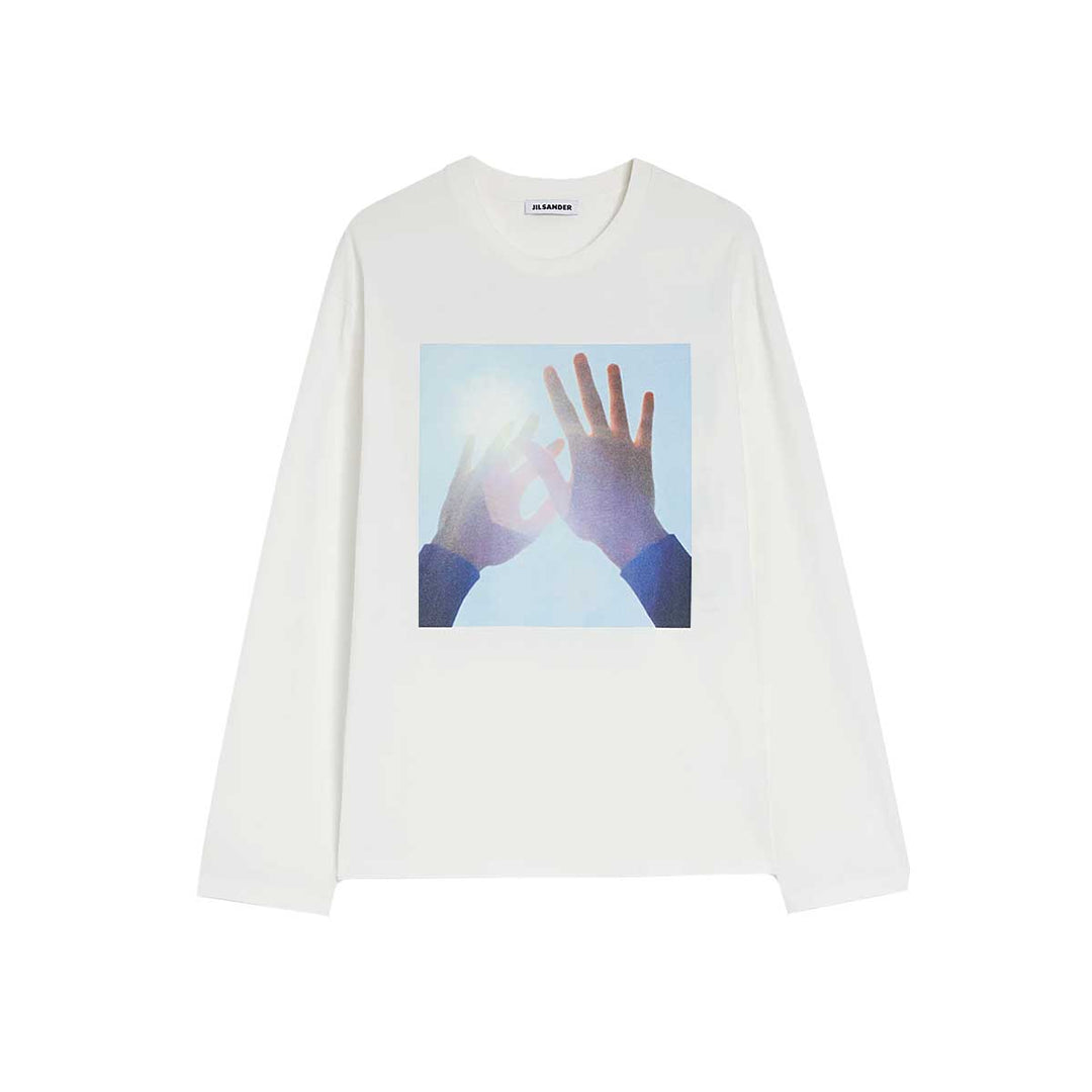 Jil Sander - T-SHIRT CN LS PNT