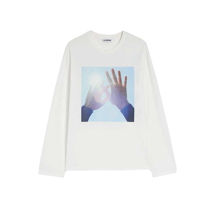 Jil Sander - T-SHIRT CN LS PNT