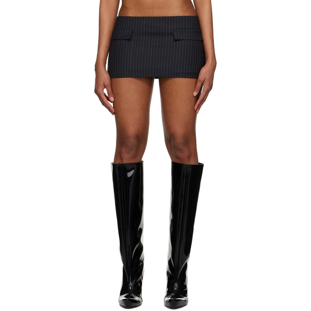 Pin Striped Mini Skirt