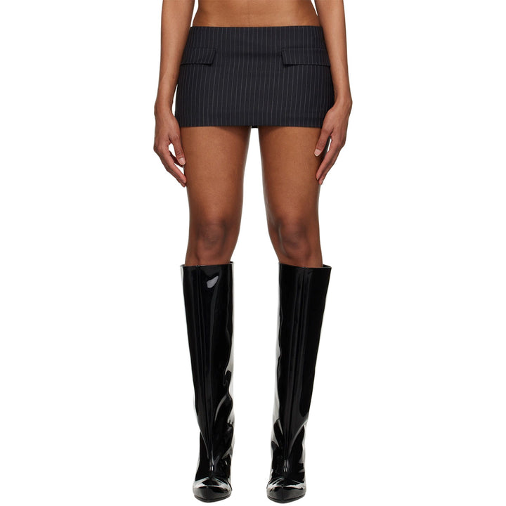 Pin Striped Mini Skirt
