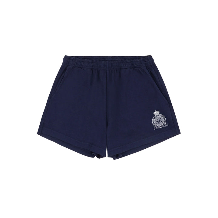 NY Crest Embroidered Disco Shorts