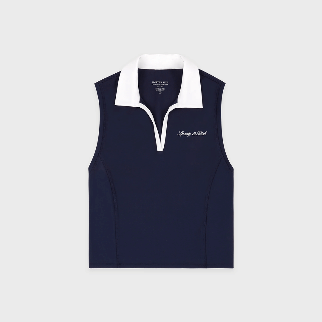Signature Logo Sports Polo Vest