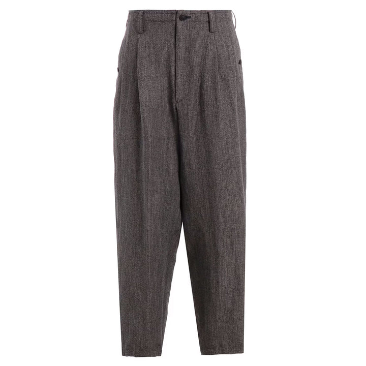 HEATHER KHADI PANTS WITH POCKET DETAIL