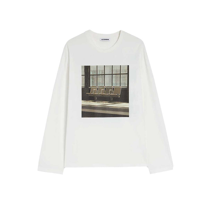 Jil Sander - T-SHIRT CN LS PNT