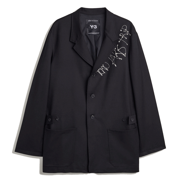 Y-3 CHITO CITY GRAPHIC WOOL BLAZER