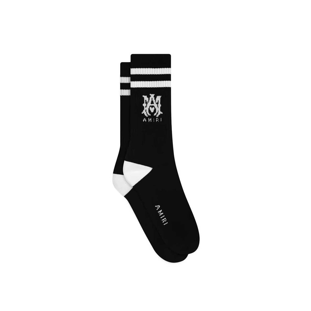 ★正規店購入★AMIRI MA QUADソックス　ブラック×ホワイト41-42 AMIRI(アミリ) | MA CORE LOGO SOCKS