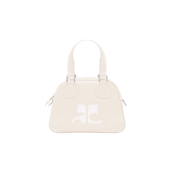 COURRÈGES - MINI LEATHER BOWLING BAG