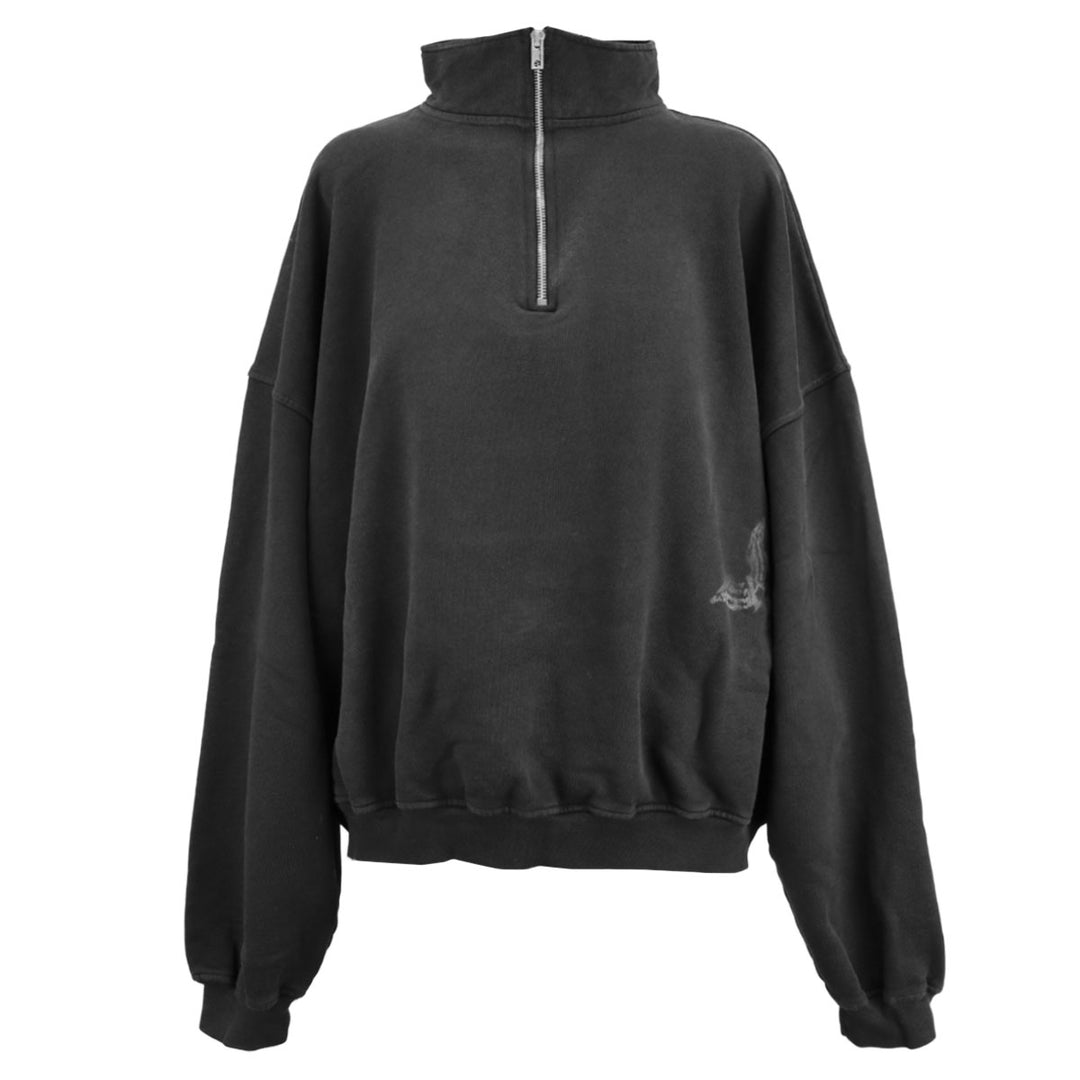 STENCIL LOGO QUARTER ZIP