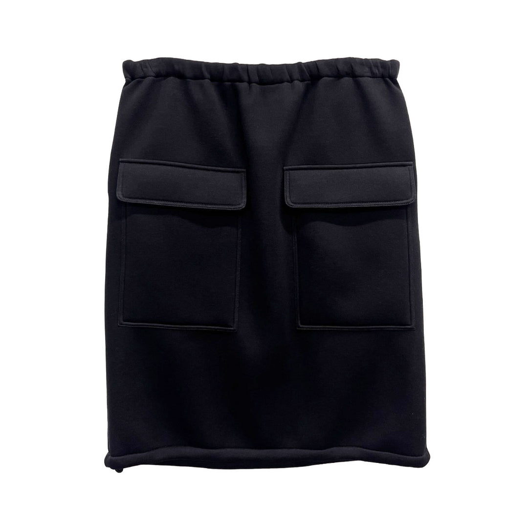 Plan C - JERSEY CARGO MIDI SKIRT