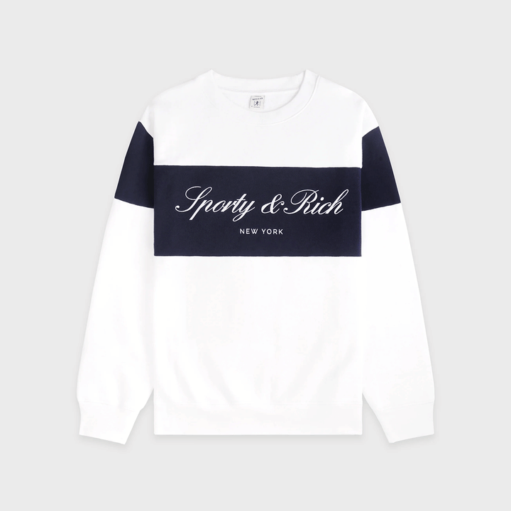 Signature Logo Block Crewneck