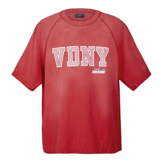 VUJADE - KAPLAN SUNFADED “VDNY” T-SHIRT IN  COTTON