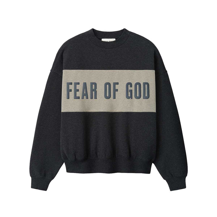 Cropped Relaxed Panelled Sweatshirt