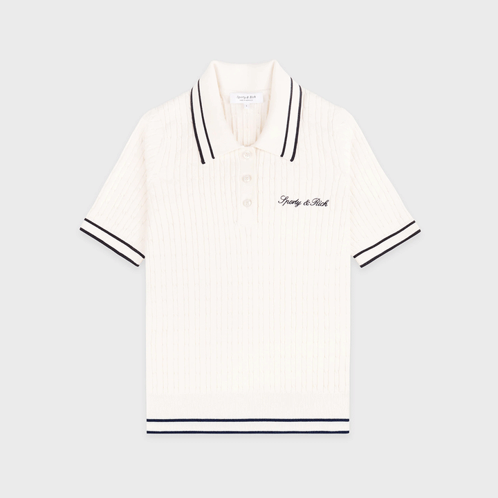 Signature Logo Mini Cable Polo