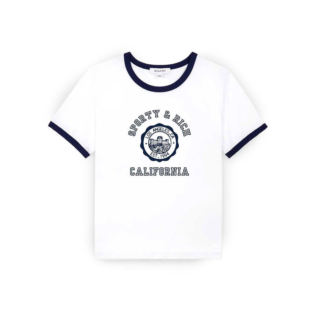 California Emblem Ringer Tee