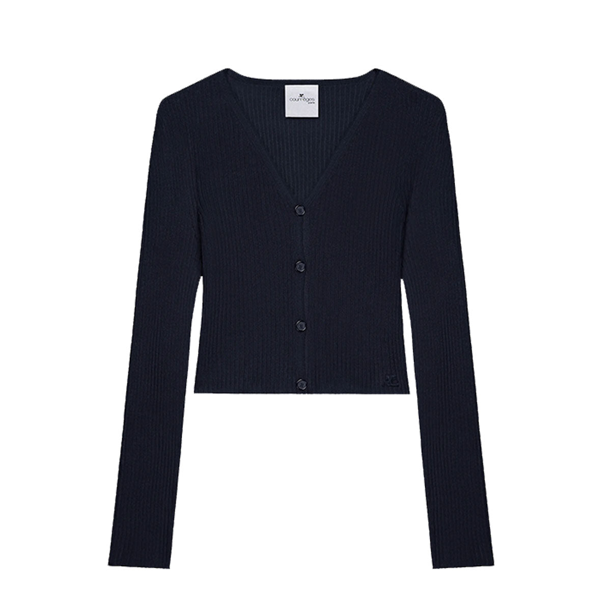 クレージュcourreges フランスブランド ロゴデザイン ニット