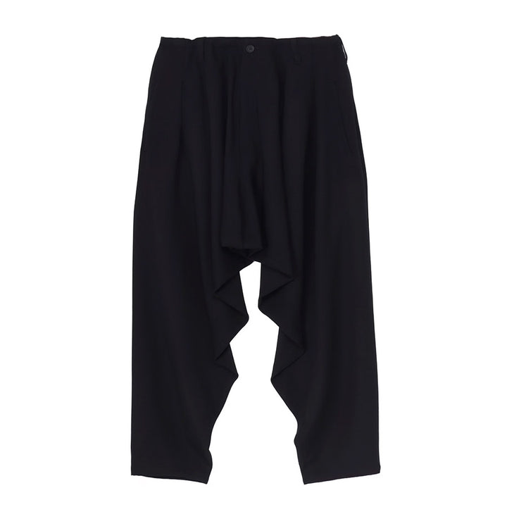 ARMY GABARDINE DRAPE PANTS