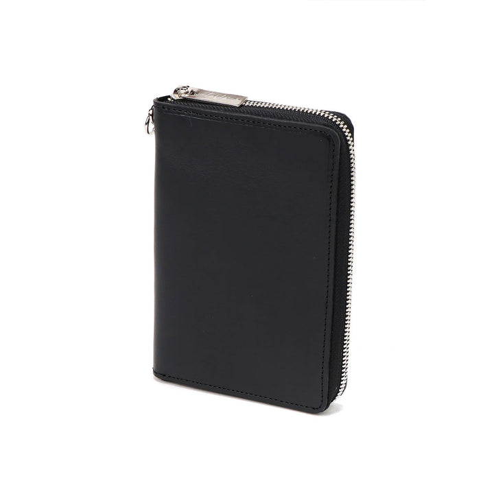 OIL COW LEATHER ZIPPER CARD CASE