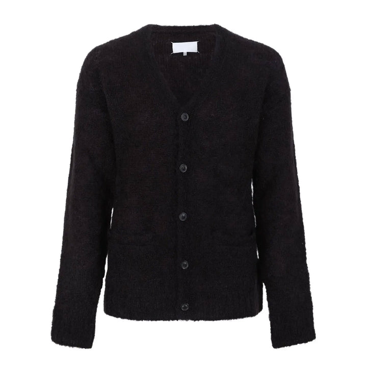 VELVET PATCH CARDIGAN