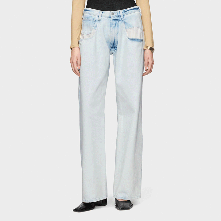 BOYFRIEND DENIM TROUSERS