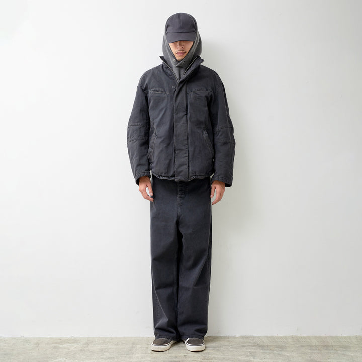 RIDLEY CURVED DENIM AFFIX PARKA