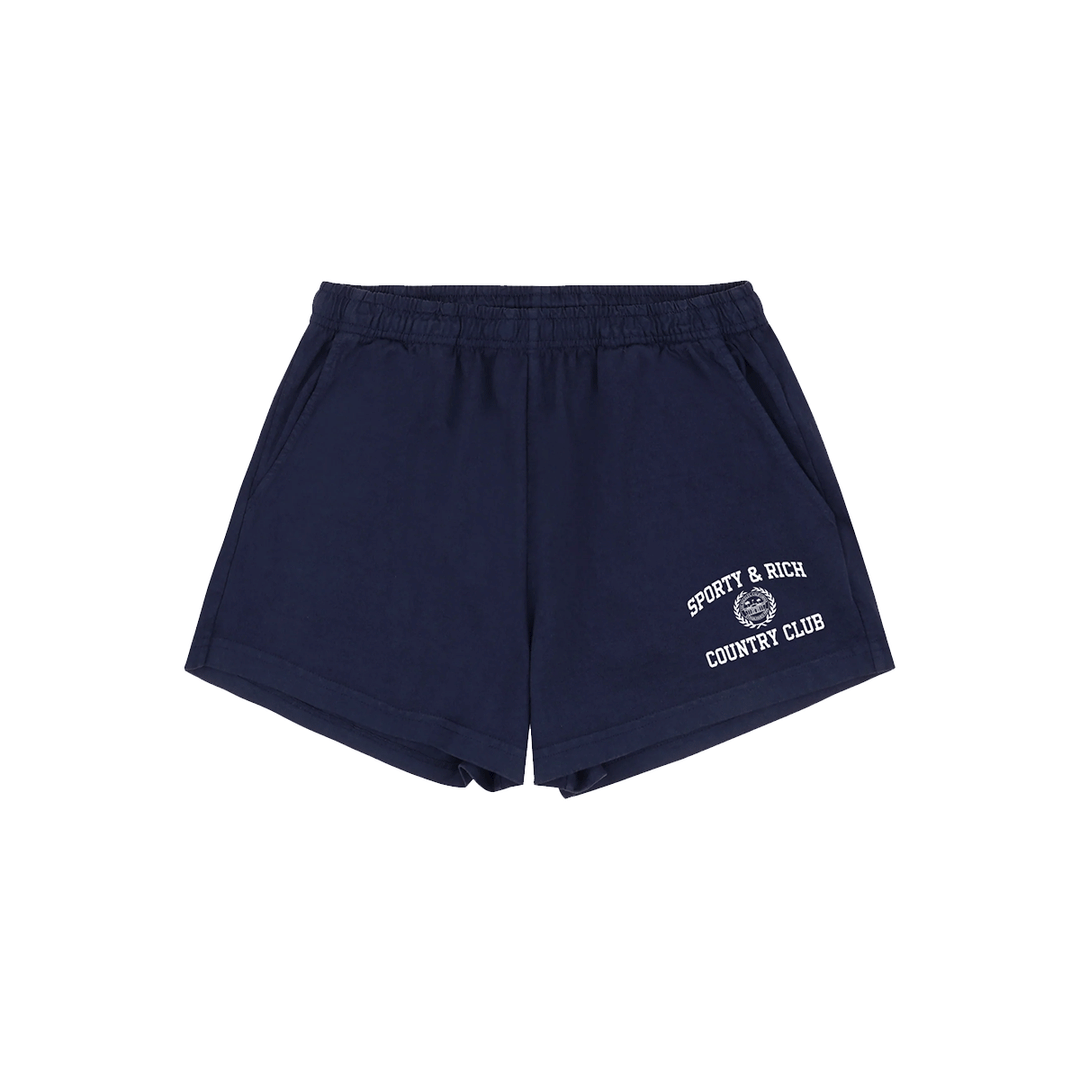 Varsity Crest Disco Short
