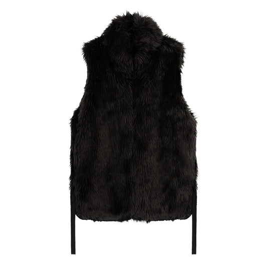 Mika Fur Vest in Wool Acrylic