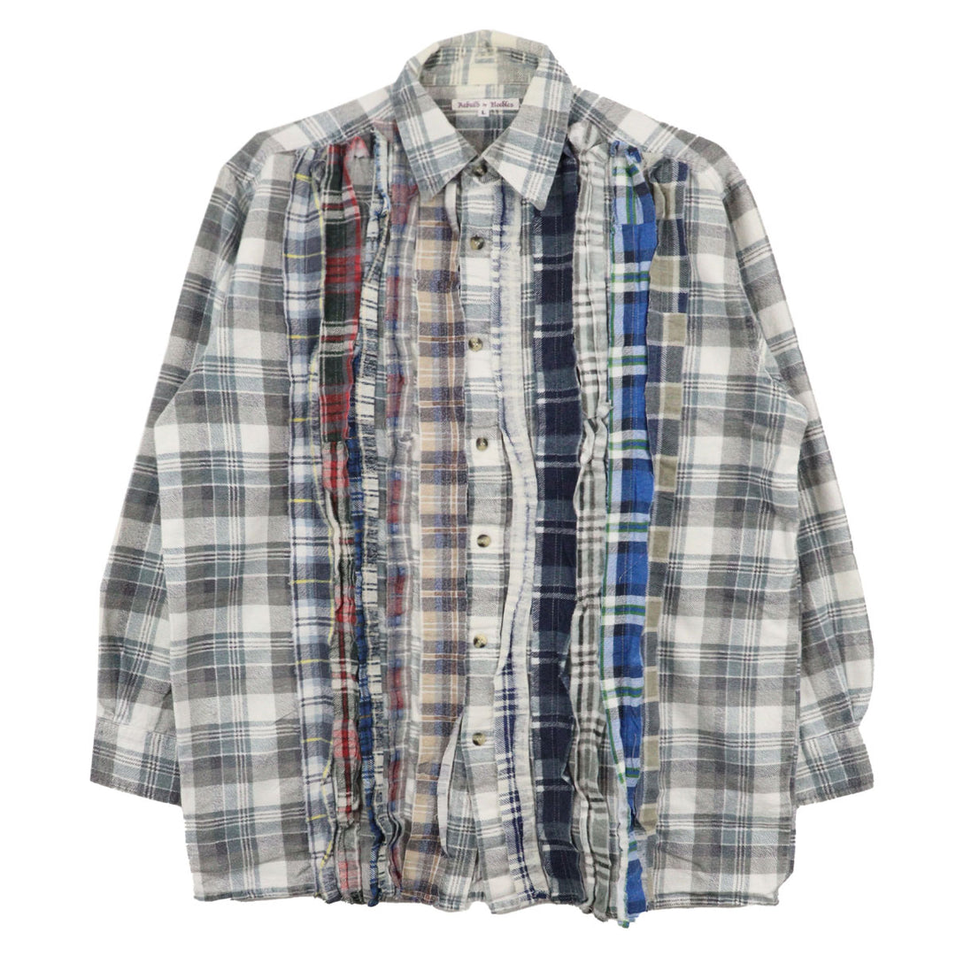 Needles - Flannel Shirt -> Ribbon Shirt Lsize