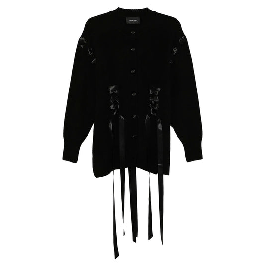 Sculpted Ribbon Corset Cardigan