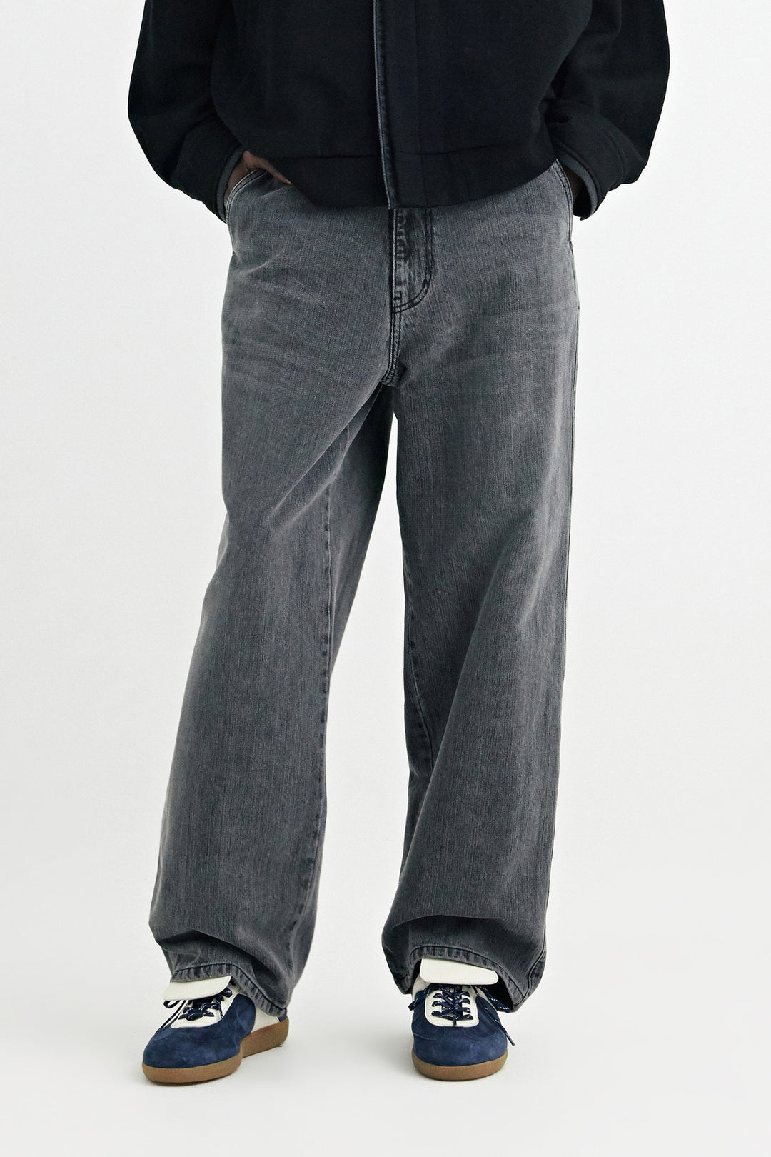 SOLID HOMME - Semi-Flare Denim Pants