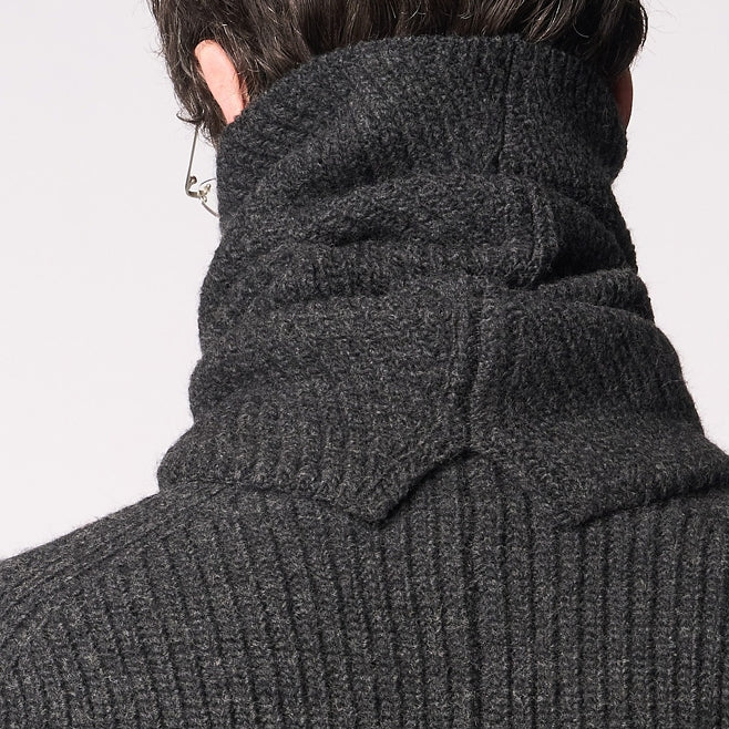 DIAGONAL KNIT SNOOD
