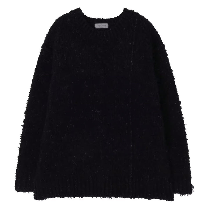 3G1P BRUSHED PLAIN STITCH ROUND NECK PO