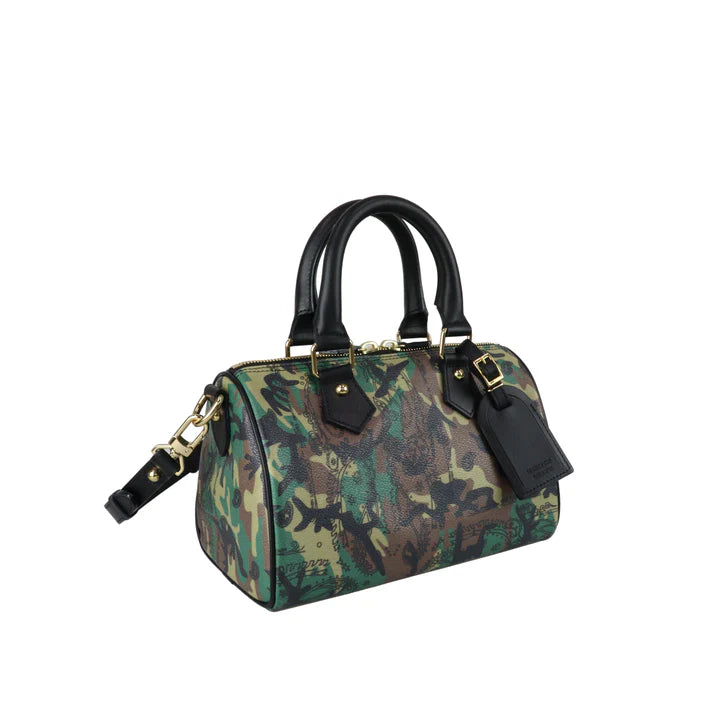 Paisley Boston Mini Bag(GOLD)