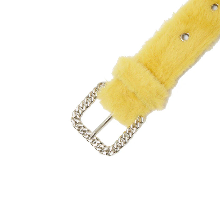 FUR BELT "YELLOW"