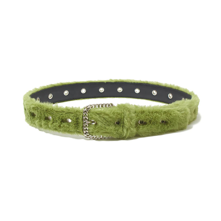 FUR BELT "GREEN"