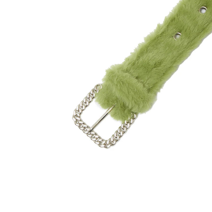 FUR BELT "GREEN"