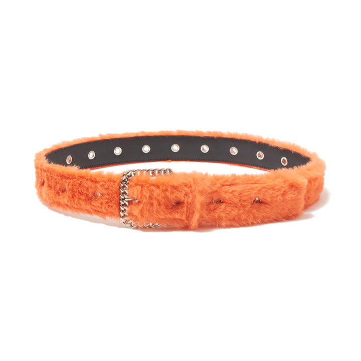 FUR BELT "ORANGE"