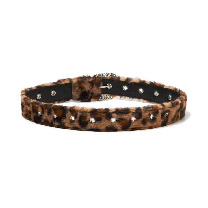 Fur Belt "Leopard Brown"